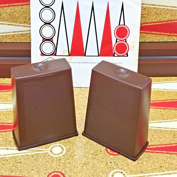 Milton Bradley 1973 Tournament Backgammon-Vintage-Complete - Picture 4 of 12